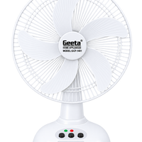 Geeta Charging Fan 12" Table – Charge-Free Comfort, Anywhere