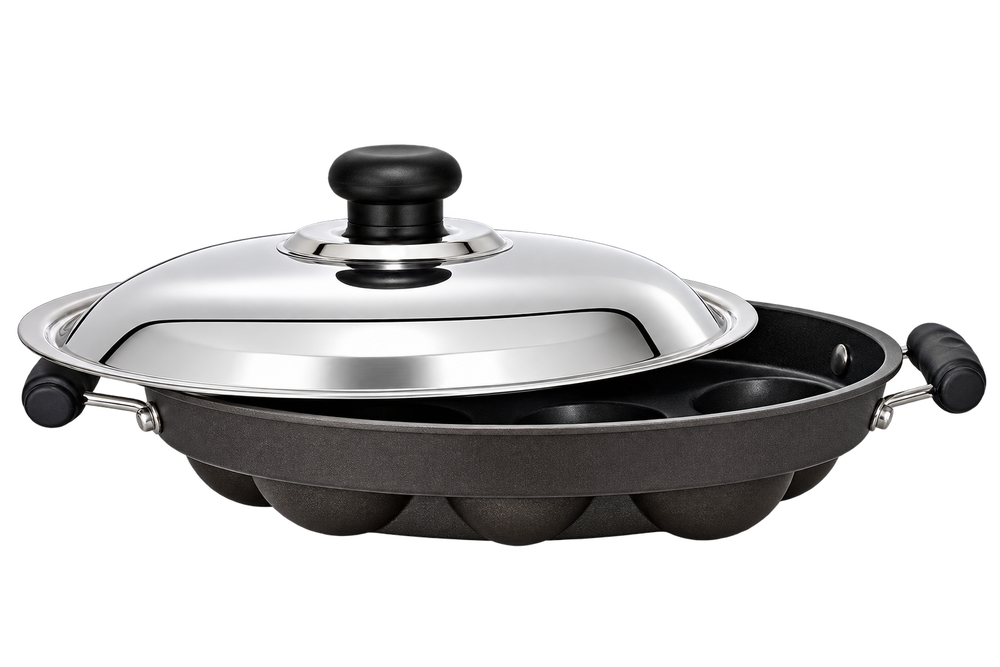Geeta Non-Stick Appam Pan (Medium Weight)