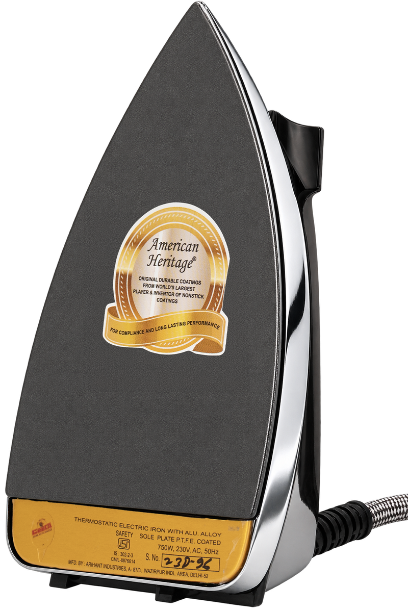 Geeta Black handle – Light weight. efficient, iron box