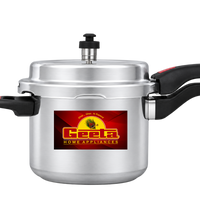 Clino Aluminum Pressure Cooker 12L – ISI Certified Safety