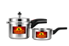 Geeta Combi 3L (Cooker + Mini Pan + Dosa Tawa)