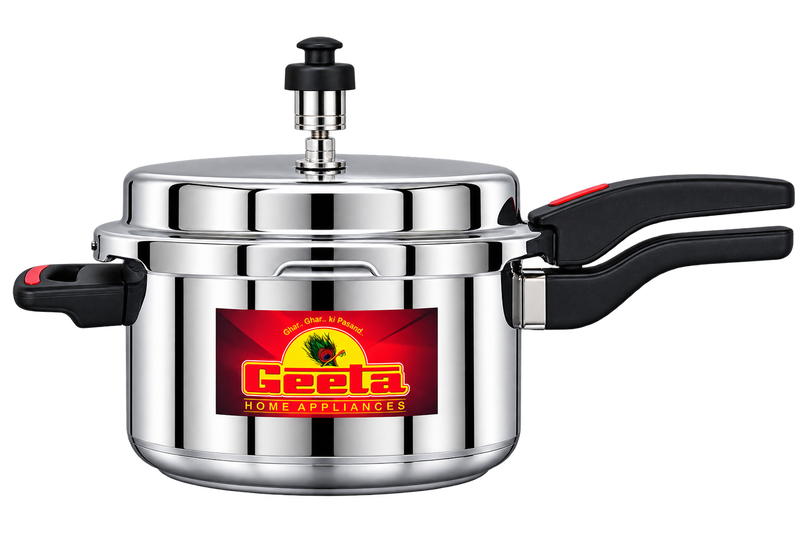 Geeta Combi 5L (Cooker + Junior Pan) – ISI Certified Safety