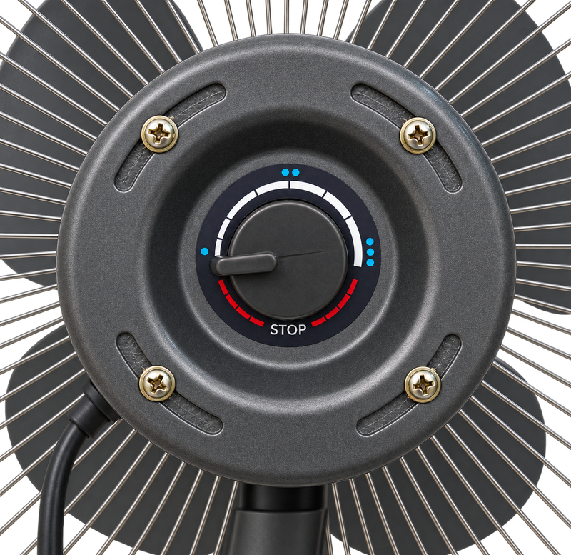 Farrat Pedestal Fan 20" Metal – Wide Sweep, Metal Durability