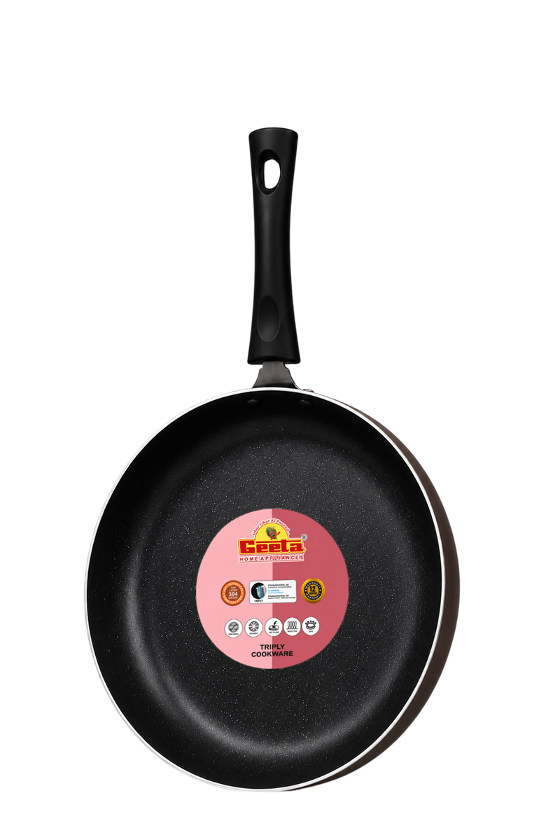 Geeta Non-Stick Fry Pan (2.6mm) – Light, Quick, Flavorful Frying