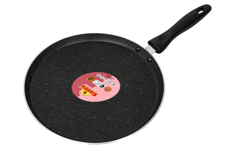Geeta Non-Stick Set Deluxe Glass Lid – PFOA-Free Non-Stick Coatin