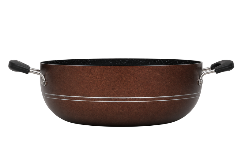 Geeta Non-Stick Set Deluxe Glass Lid – PFOA-Free Non-Stick Coatin