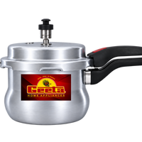 Geeta Handy Aluminum Pressure Cooker 5L