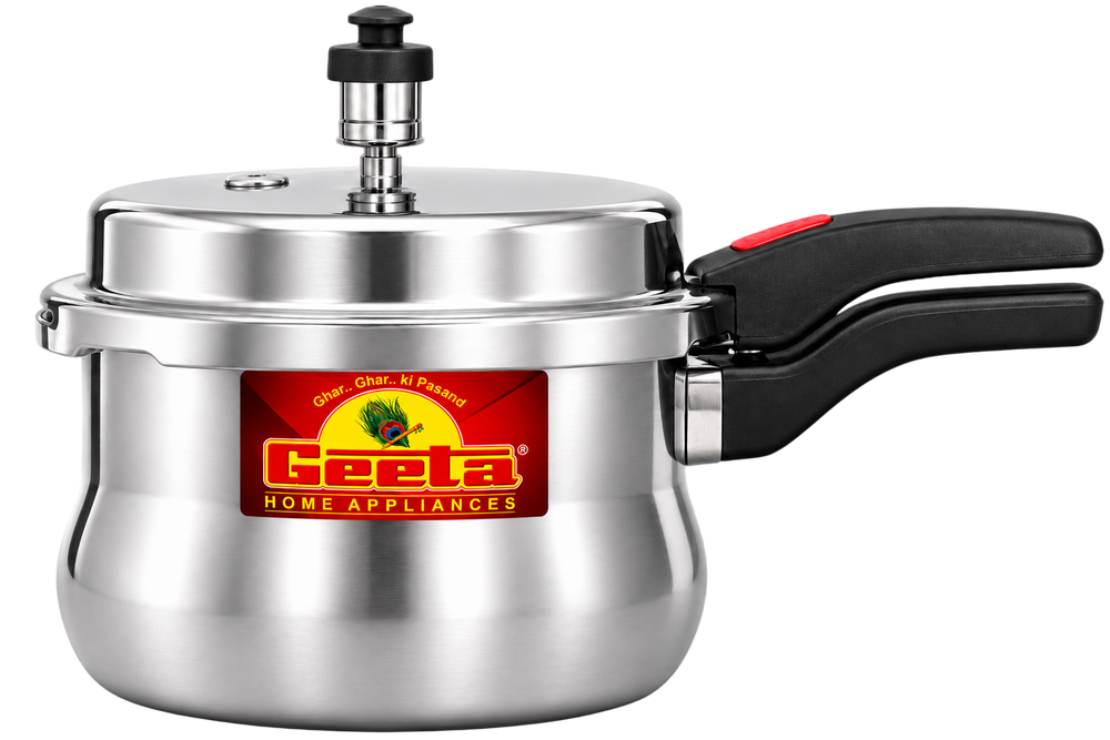 Geeta Handy Aluminum Pressure Cooker 5L