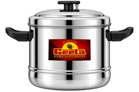 Geeta SS Idly Cooker 4 Plates – Stainless Steel Body