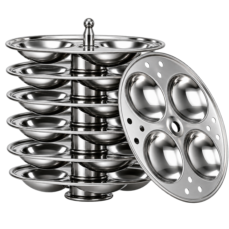 Geeta SS Idly Cooker 6 Plates – More Idlies, More Happiness