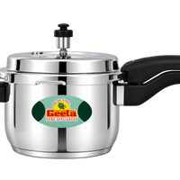 Geeta Steel Pressure Cooker 7.5L – Large Steel Cooking, Trusted