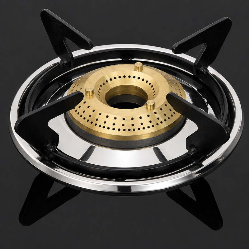 Glass Top 4B Regular – Four Burners, Complete Kitchen