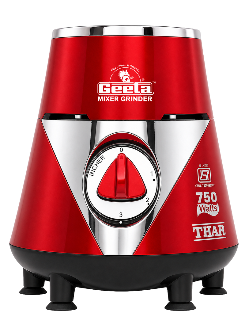 Geeta Thar 4 Jar (750W) – More Jars, More Convenience