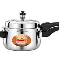 Geeta Triply Pressure Cooker 5L – Triply Stainless Steel Body