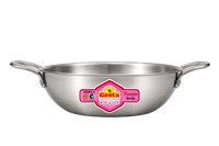 Geeta Triply Kadai 22No (SS Lid) – Triply Quality, Large Cooking