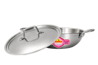 Geeta Triply Kadai 26No (SS Lid) – Professional XL, Triply Built