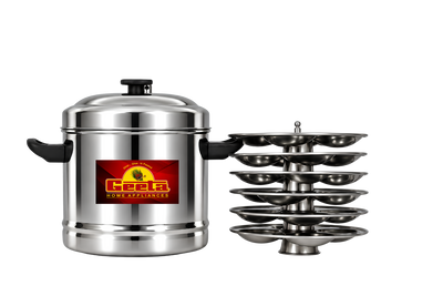 Geeta SS Idly Cooker 6 Plates – More Idlies, More Happiness