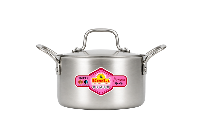 Geeta Triply Casserole 14No – Serve Elegantly, Retain Heat