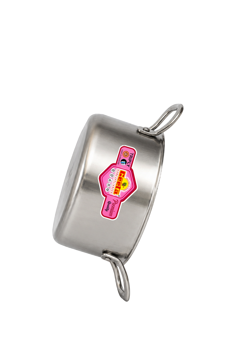 Geeta Triply Casserole 22No – Triply Stainless Steel Body