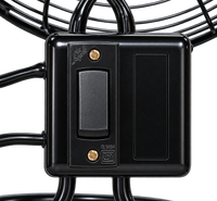 Black Table Fan 9" Minio Metal (High Speed)
