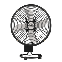 Black Table Fan 9" Minio Metal (High Speed)