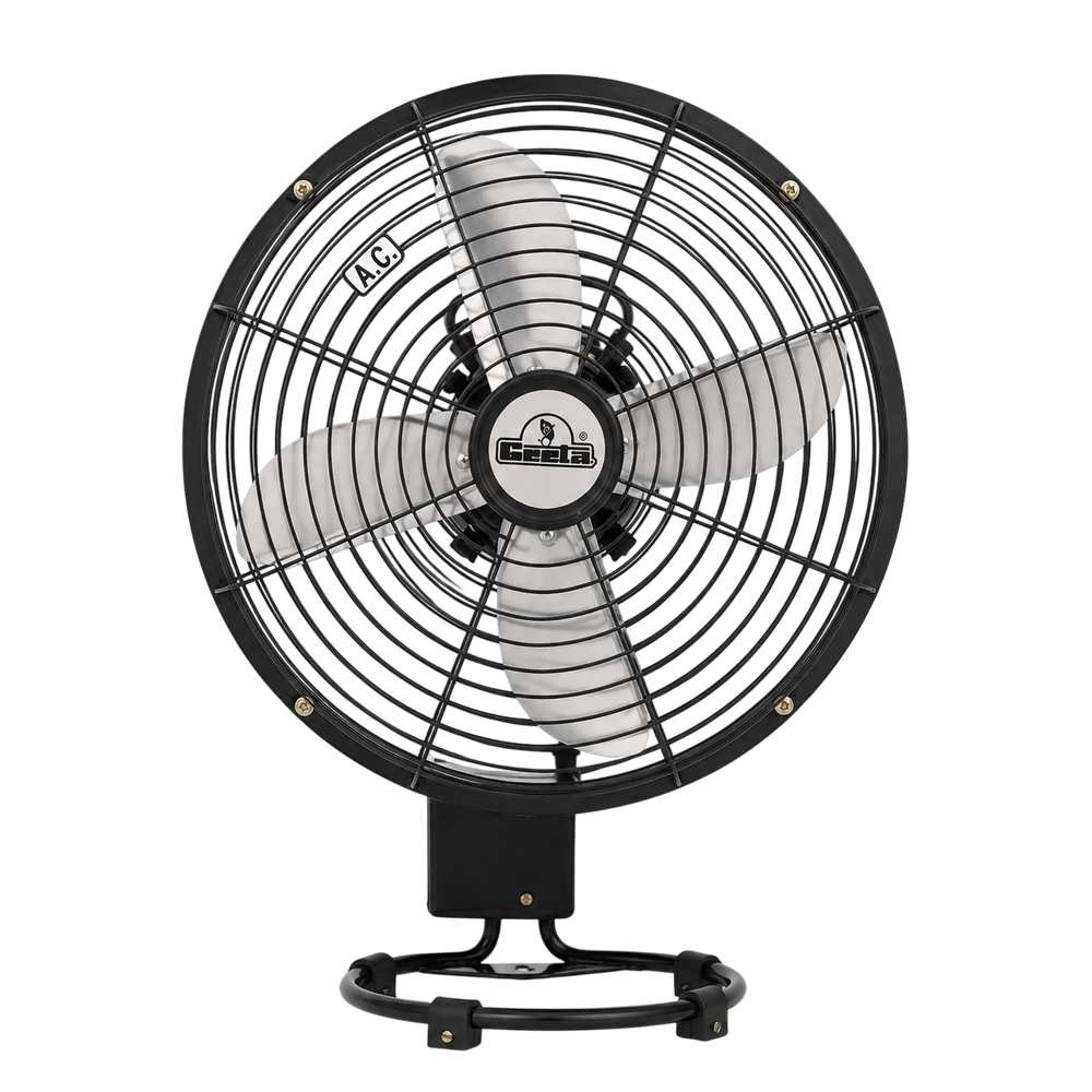 Black Table Fan 9" Minio Metal (High Speed)