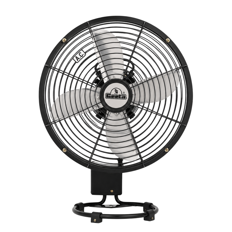 Black Table Fan 9" Minio Metal (High Speed)