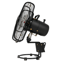 Black Table Fan 9" Minio Metal (High Speed)