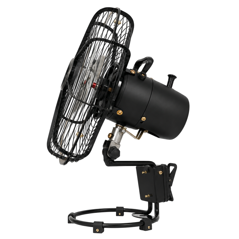 Black Table Fan 9" Minio Metal (High Speed)