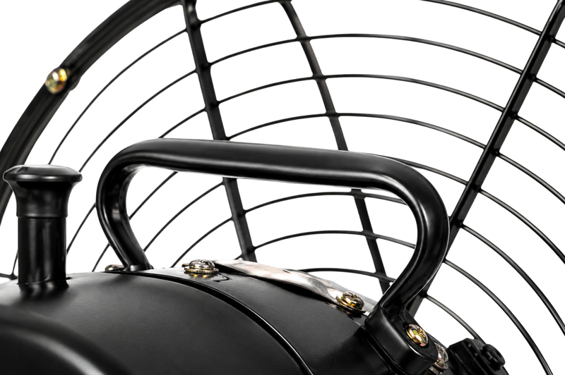Black Table Fan 9" Minio Metal (High Speed)