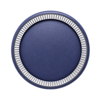 Geeta Gem (Brown / Ivory / Blue) – Gem Finish, Refined Cooling