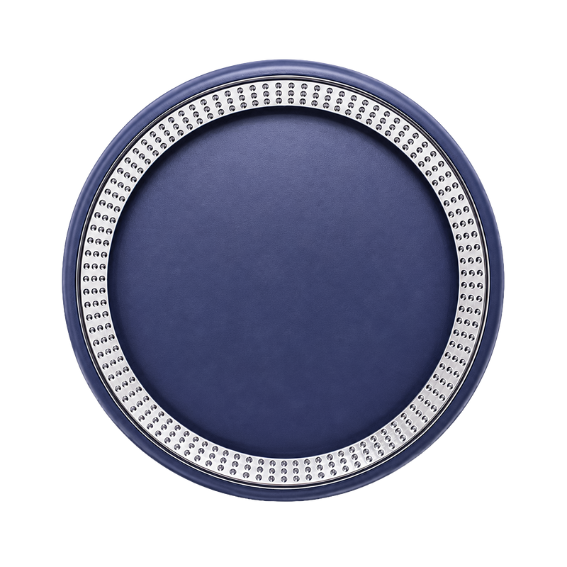 Geeta Gem (Brown / Ivory / Blue) – Gem Finish, Refined Cooling